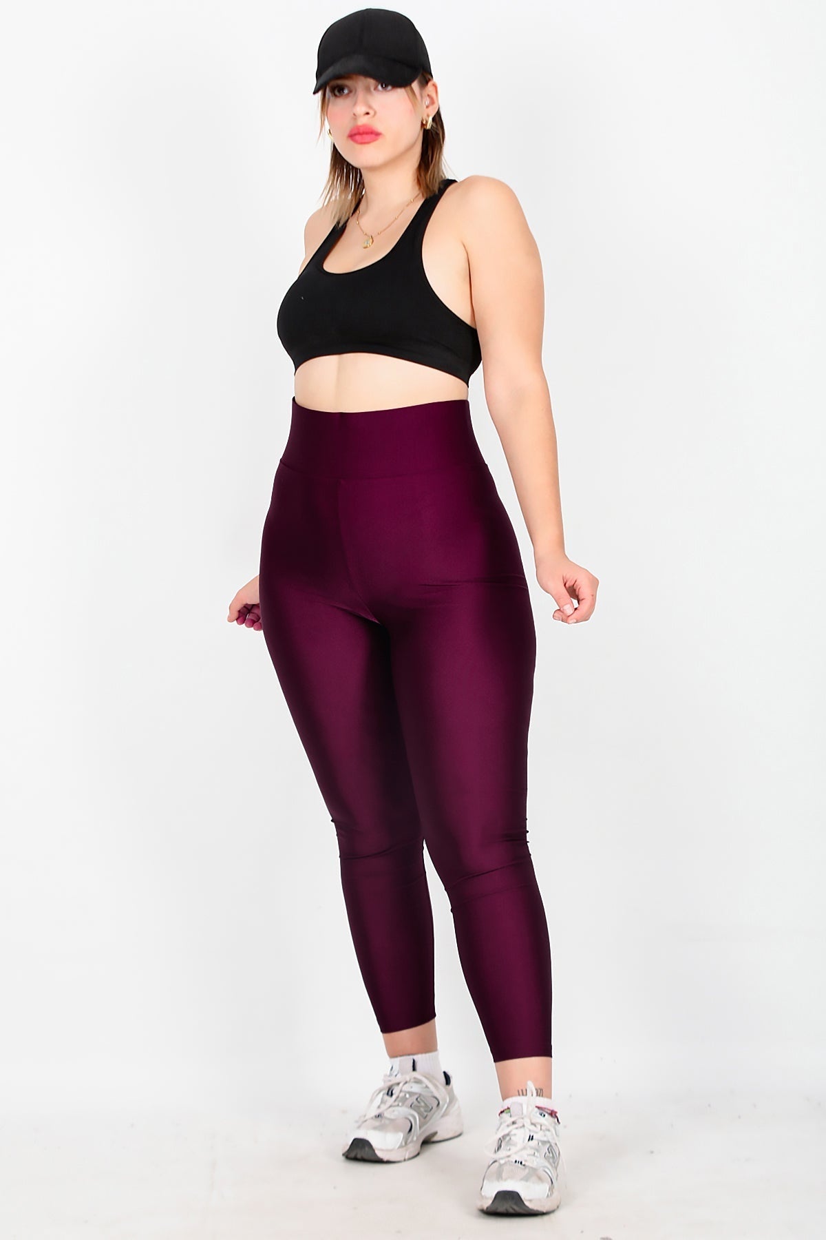Plus - Size Leggings — Plum