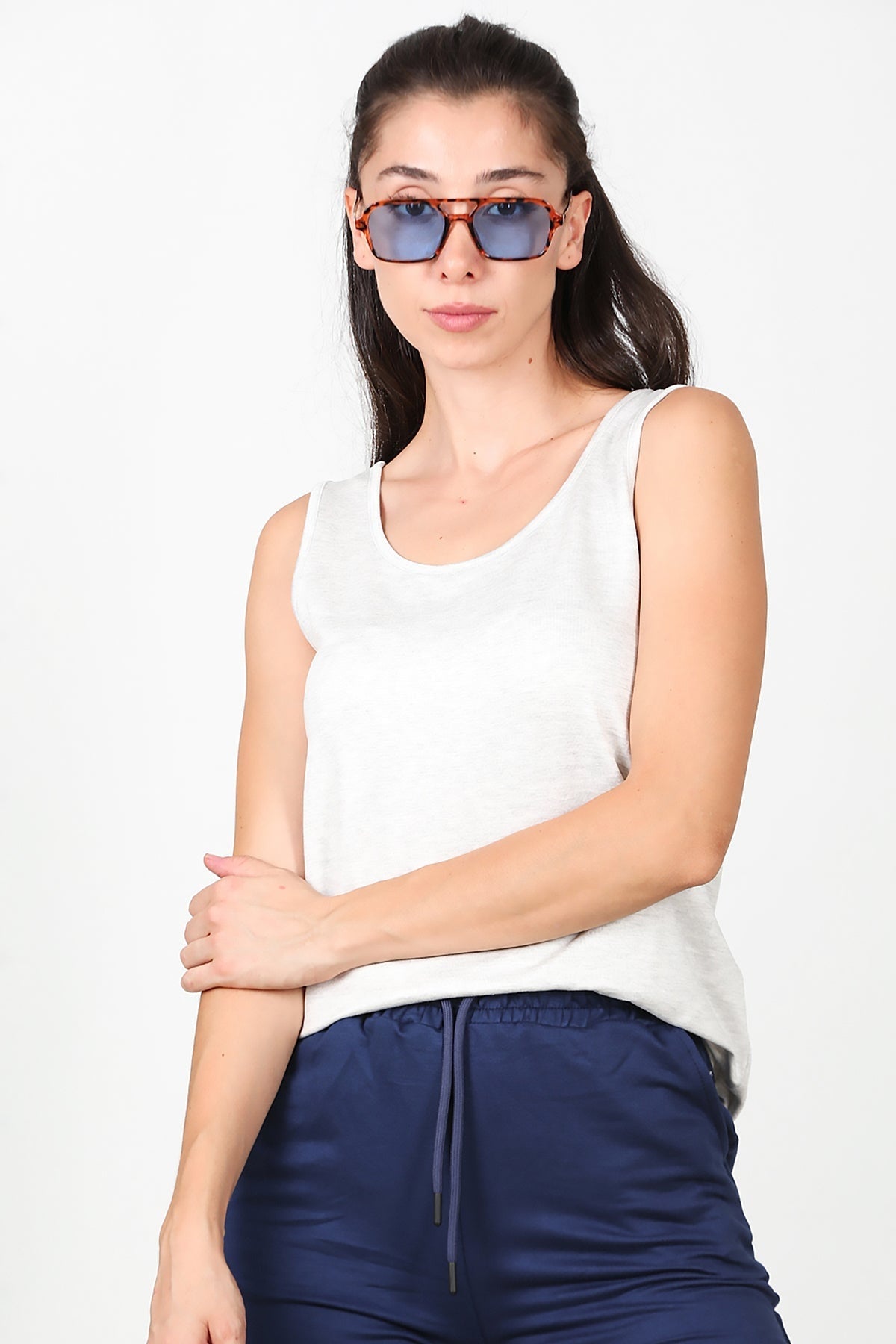 Thick - Strap T - Shirt – Grey