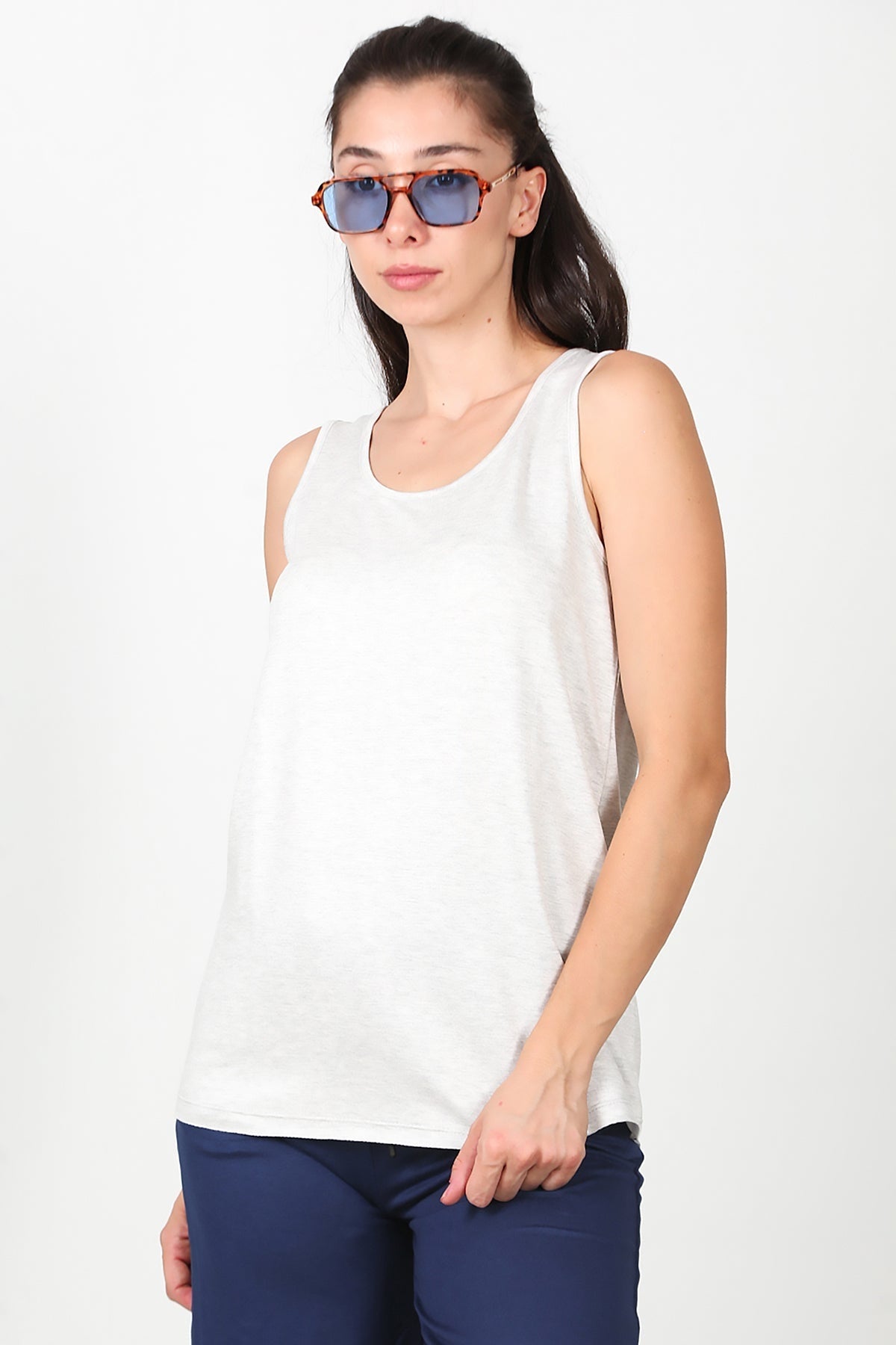 Thick - Strap T - Shirt – Grey