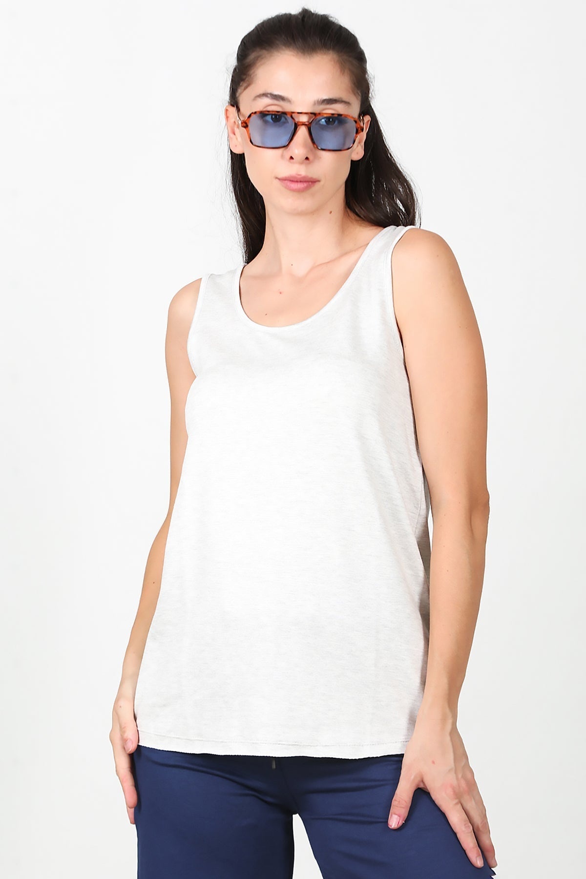 Thick - Strap T - Shirt – Grey