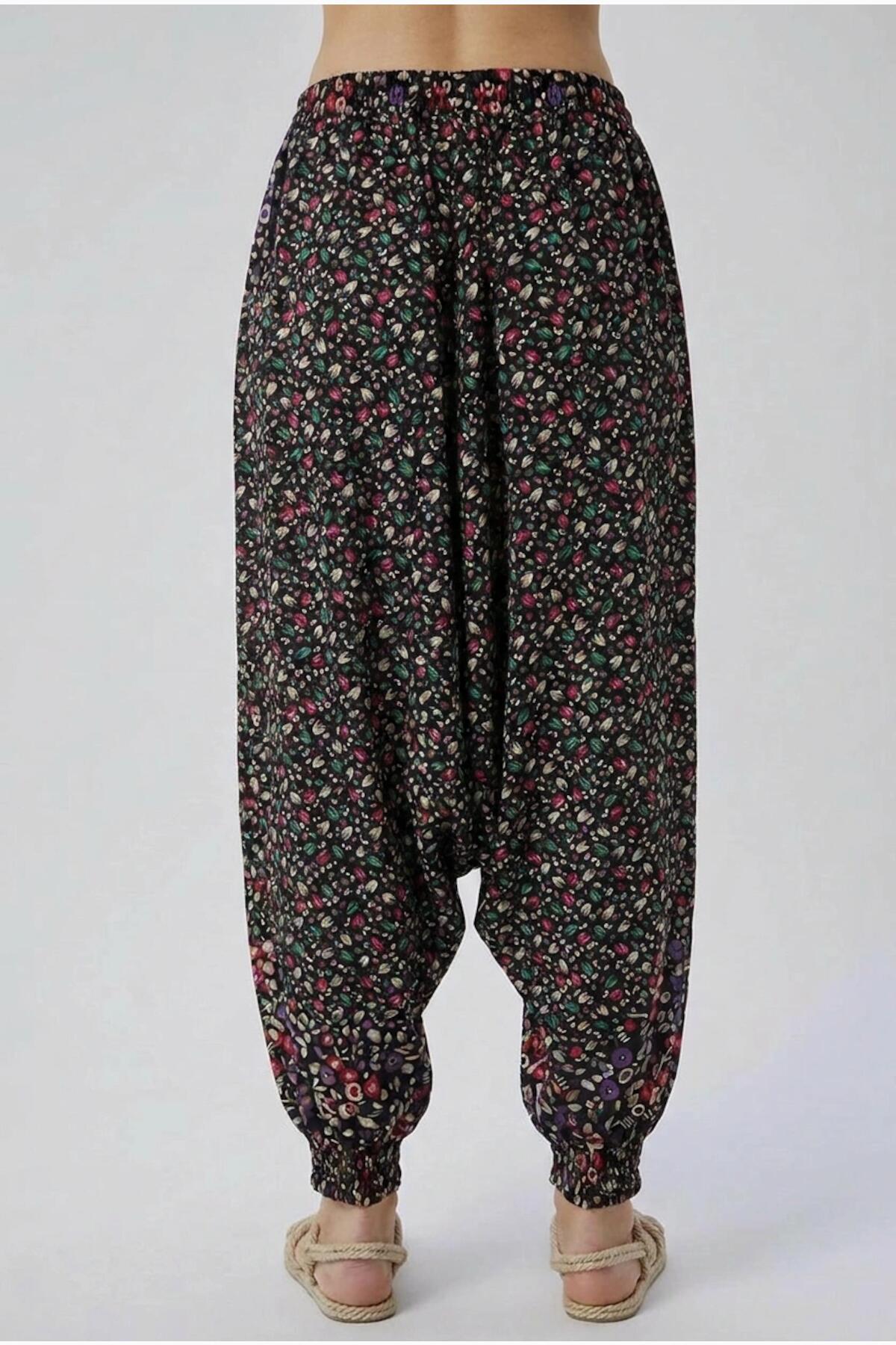 Women's Multicolor Jersey Trousers