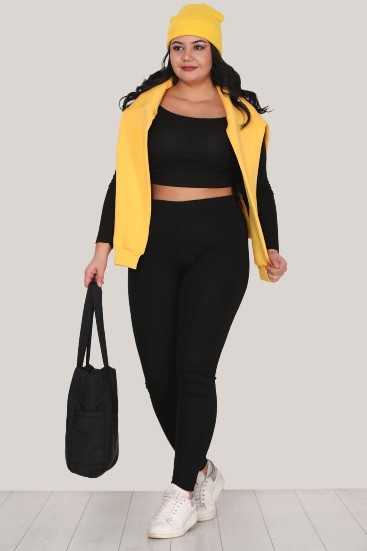 Plus - Size Leggings - Black