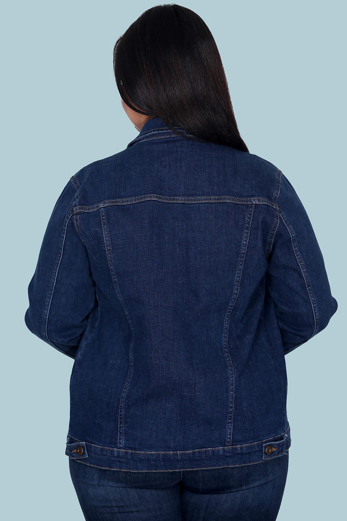 Plus - Size Denim Jacket