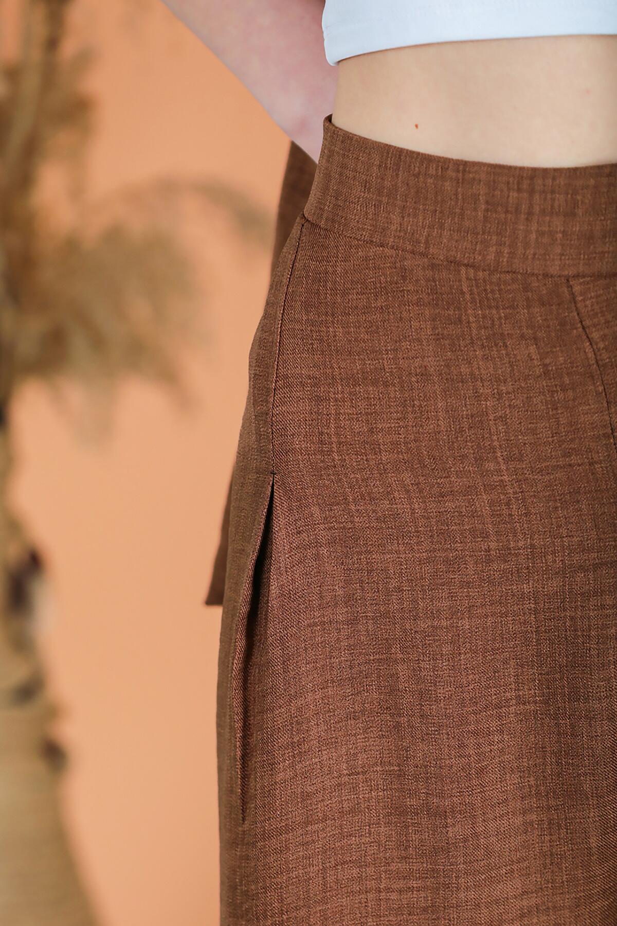 Flammé Two - Piece Set — Brown