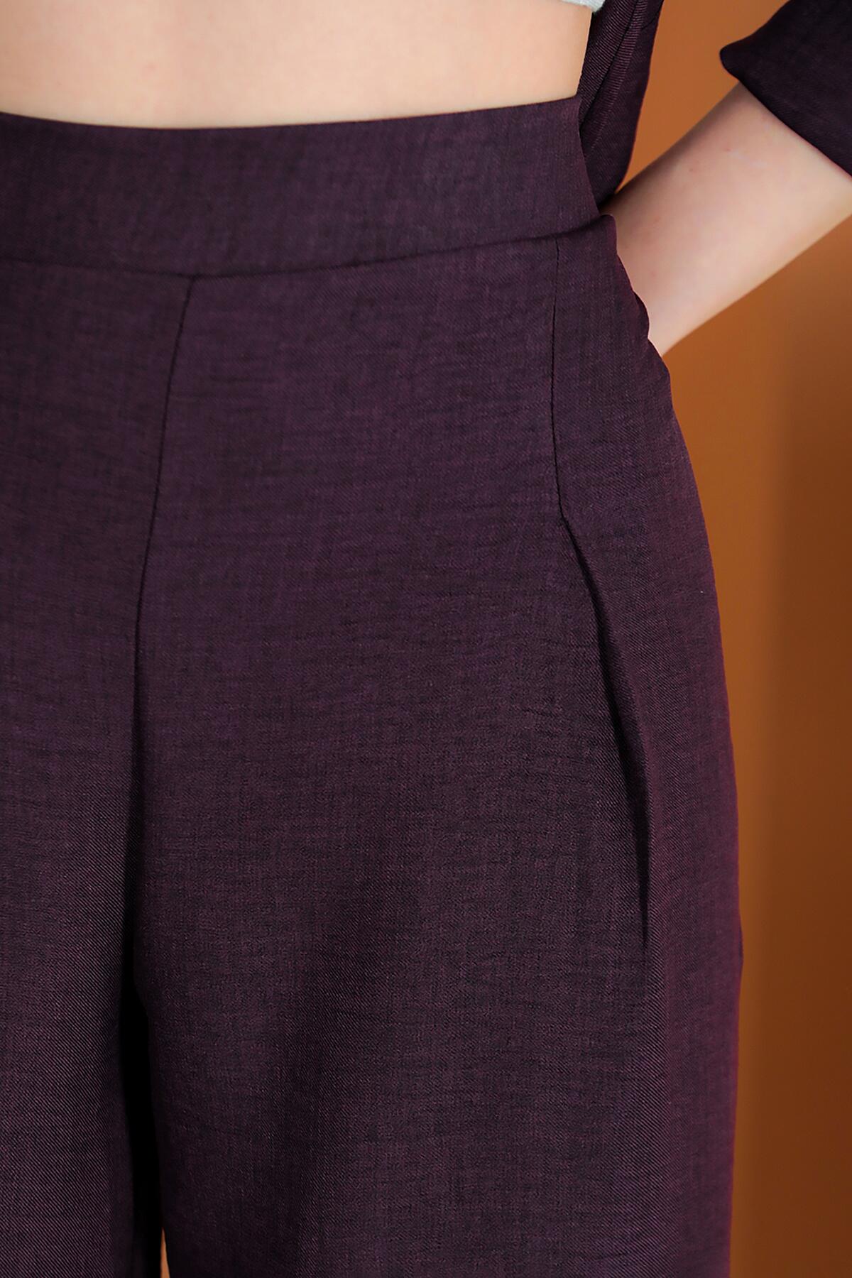 Flammé Two - Piece Set — Dark Purple