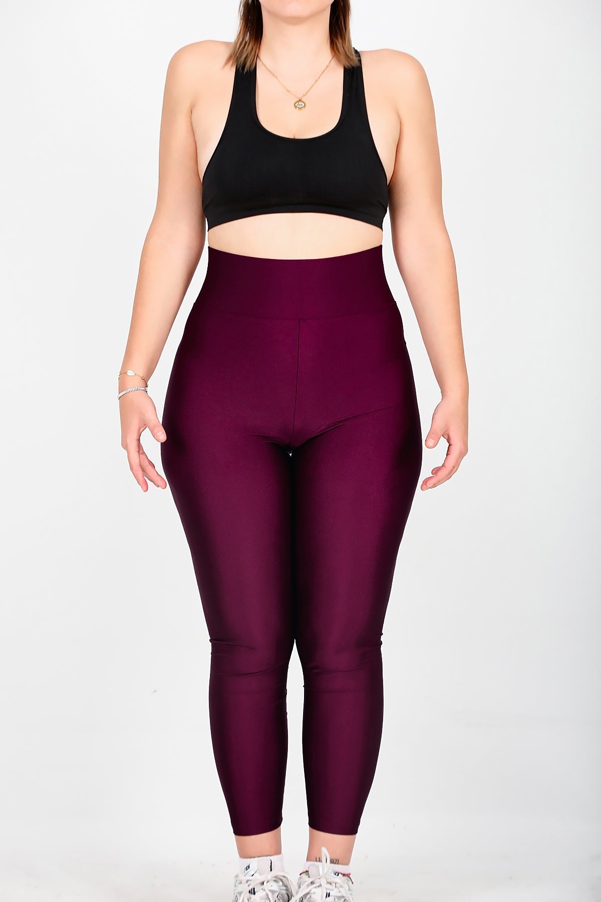 Plus - Size Leggings — Plum