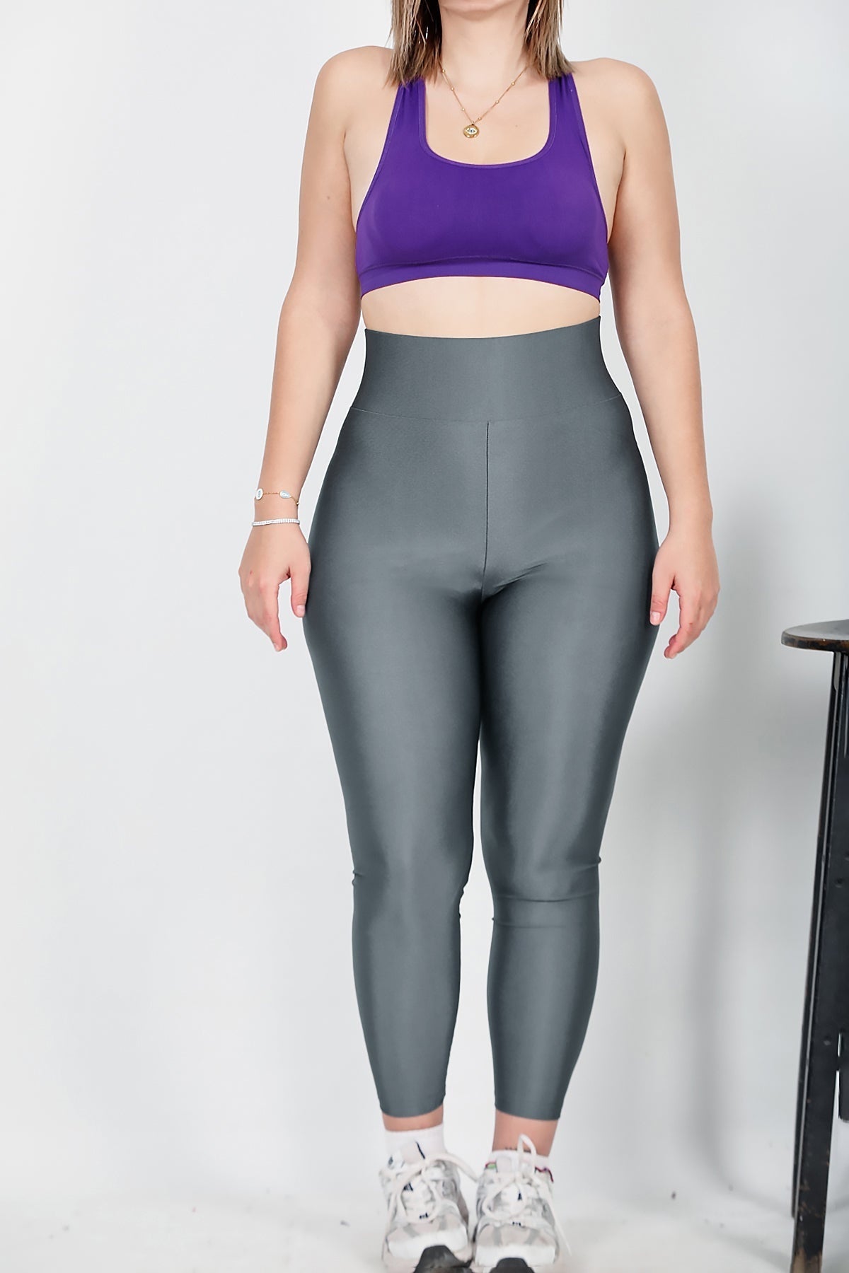 Plus - Size Leggings — Grey