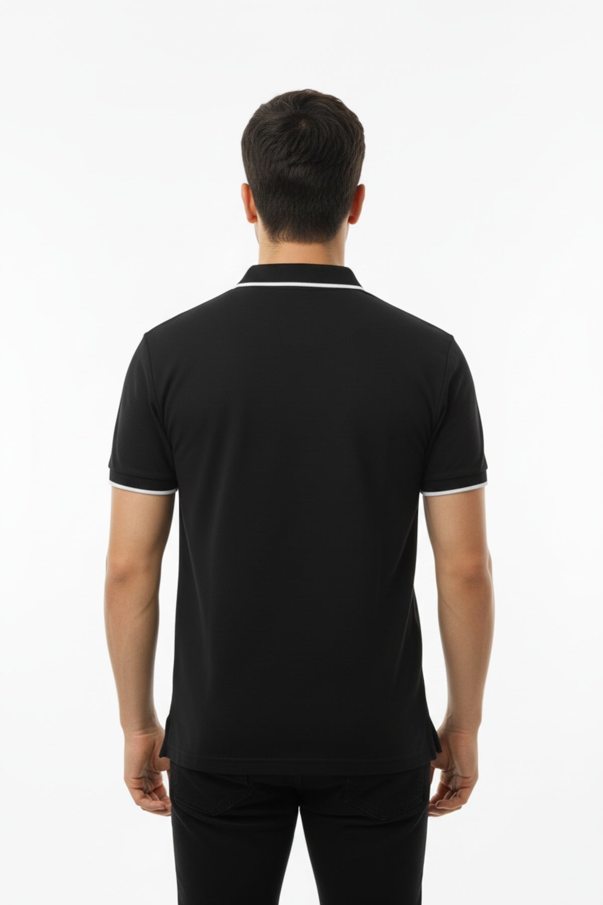Men's Polo Shirt — Black