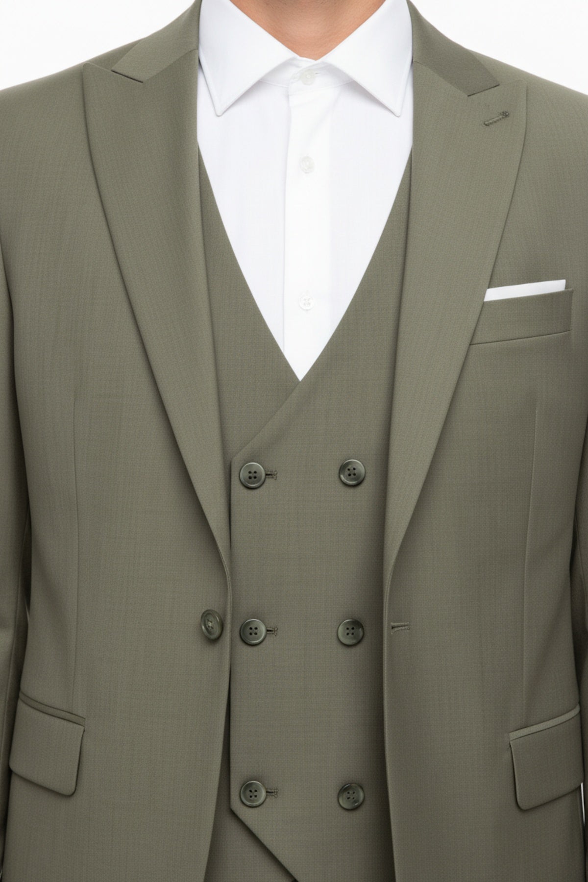 Men's Selina 3 - Piece Suit — Khaki