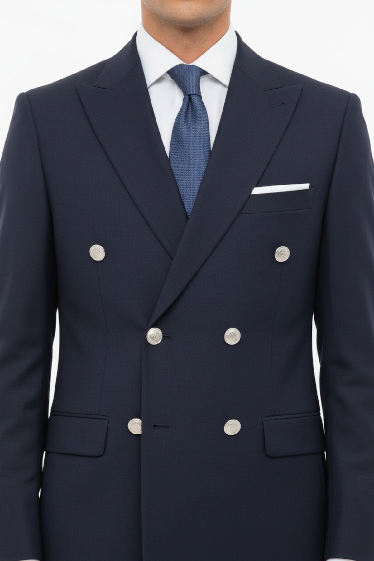 Bezayak Kloveze Navy Two - Piece Suit