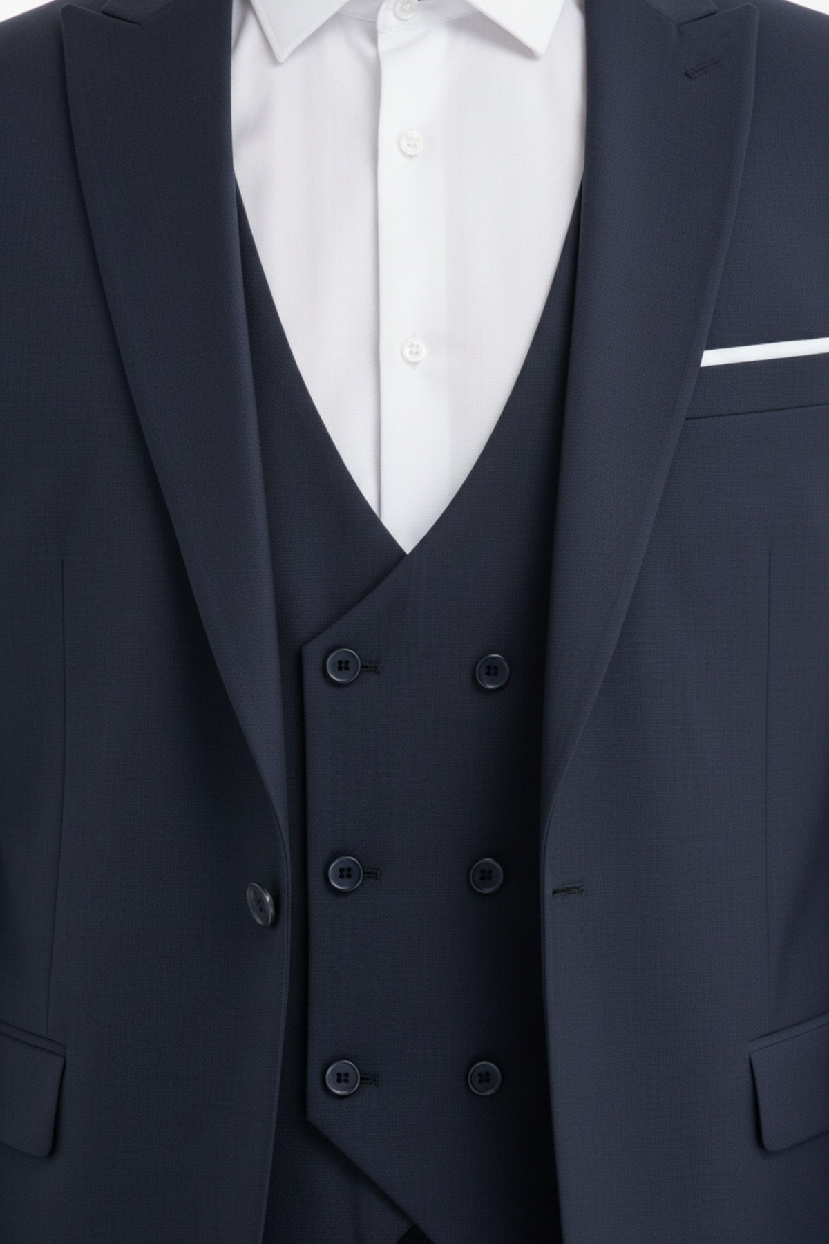 Bezayak Navy 3 - Piece Suit