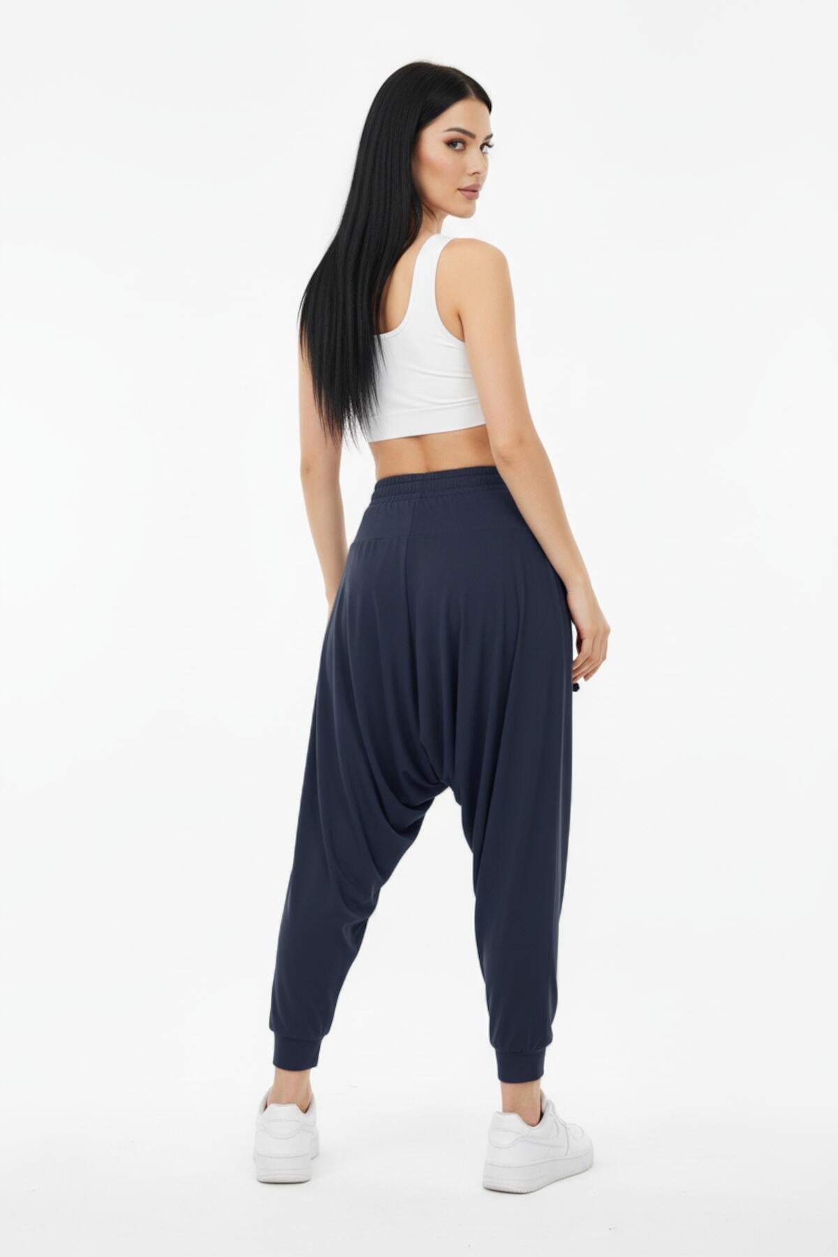 Plus - Size Sandy Trousers — Charcoal