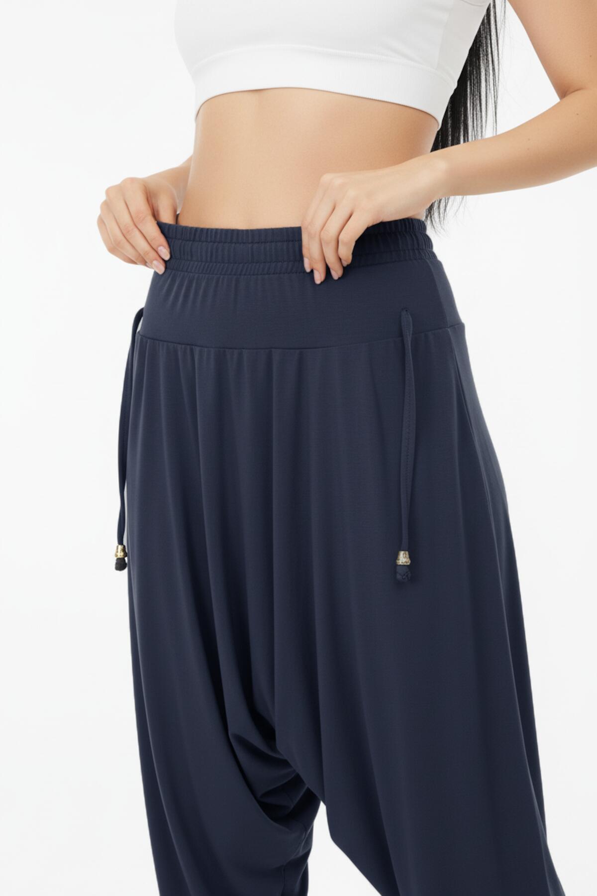 Plus - Size Sandy Trousers — Charcoal