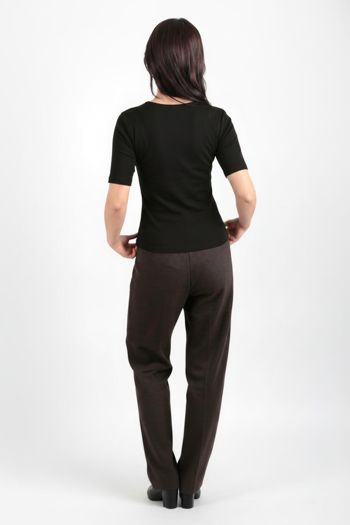 Blouse With Accessory Detail — Black