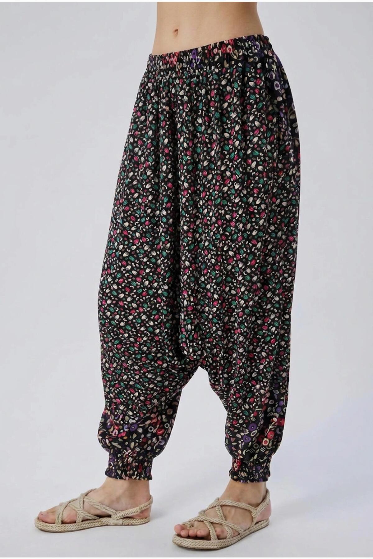 Women's Multicolor Jersey Trousers