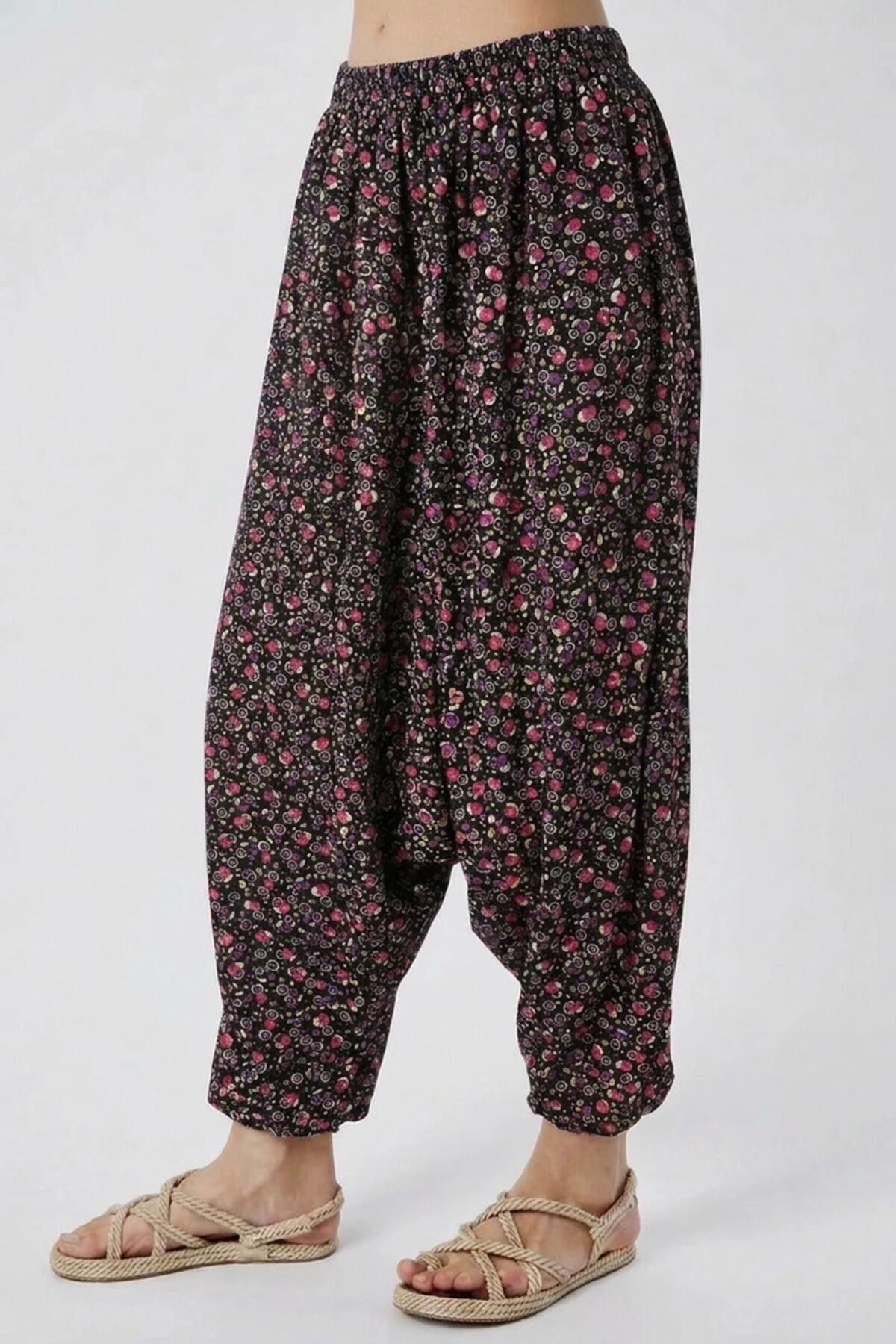 Jersey Harem Trousers – Multicolour
